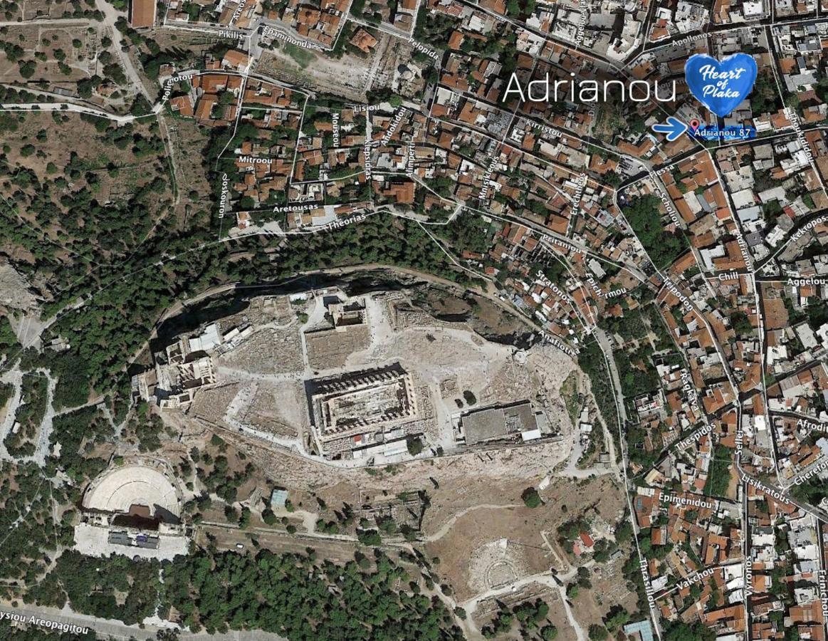 Апартаменты Adrianou At Heart Of Plaka Афины Экстерьер фото
